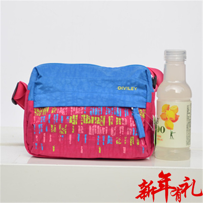 威豹-迪威丽2015新款韩版亮彩单肩背包时尚休闲防水包16412