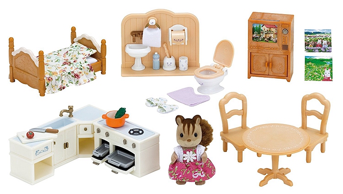 森贝儿日本房间过家家儿童玩具