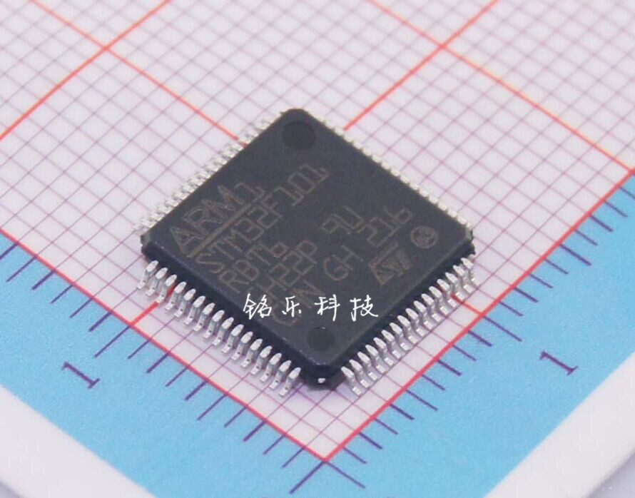 微控制器STM32F101RBT6 STM32F101 LQFP-64进口原装