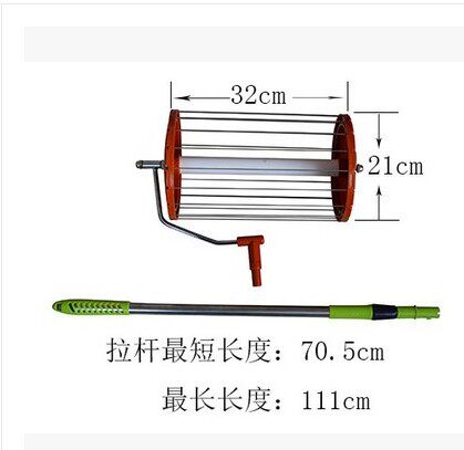 新型乒乓球捡球器多球训练可伸缩式360度捡球滚动式拾球器