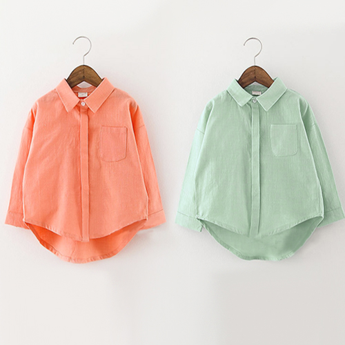 Chemise fille à manche longue - Ref 2088778 Image 3