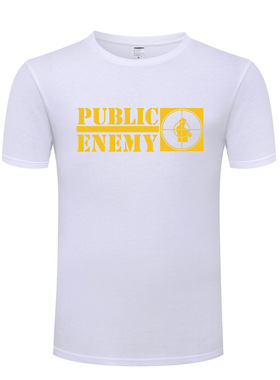 2017新款男式短袖T恤 Public Enemy 全民公敌组合 音乐嘻哈说唱