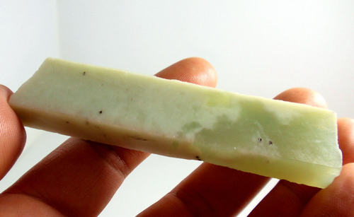 纯天然岫玉印章岫岩玉毛料DIY印章或雕刻小件练手或标本-1
