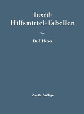 【预订】Textil-Hilfsmittel-Tabellen: (Insbes...
