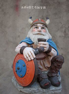 树脂霍比特人户外摆件家居装饰品