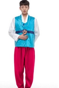 韩服男装出租朝鲜族男士演出服租赁国外风情服装出租租赁演出服