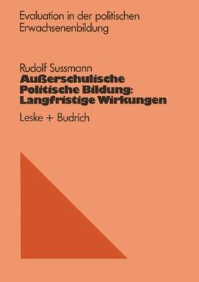【预售】Ausserschulische Politische Bildung: Langfrist...