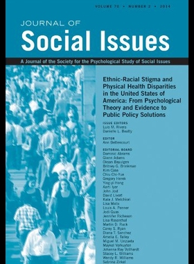 【预售】Journal of Social Issues, Ethnic-Racial Stigma an