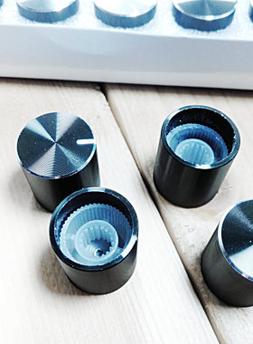 CD纹 电位器旋钮铝壳旋钮 黑色 15*16mm  音量旋钮 旋钮帽