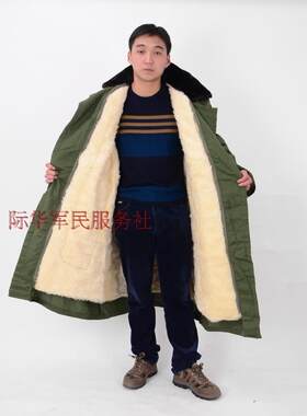 87老式大衣加厚加绒防寒棉服冬季