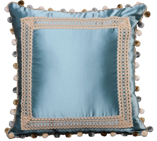 欧式新古典真丝抱枕套含芯沙发靠枕办公室靠背样板间沙发靠垫含芯