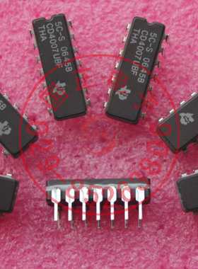 进口集成电路CD4007UBF 全新现货 陶瓷DIP封装 拍前询价