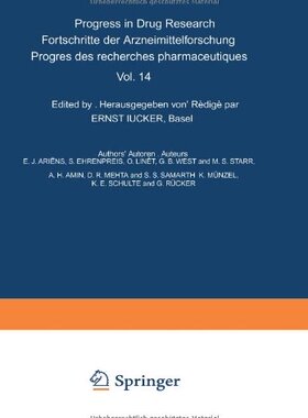 【预售】Progress in Drug Research / Fortschritte Der A...