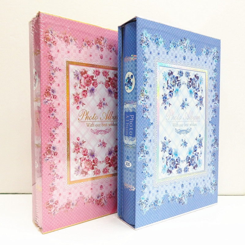 包邮淡雅花面6寸家庭装相册本