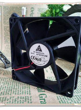 台达 9CM 9025 12V 0.20A 两线 耐用静音机箱/电源风扇 AFB0912M