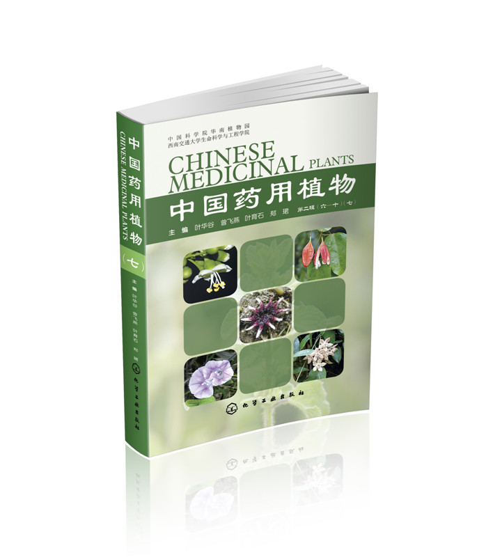 化工社正版直发 中国药用植物 7 图鉴 中草药 中药 鉴别 识别 书籍