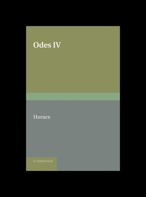 【预售】Horace Odes IV: With Introduction and
