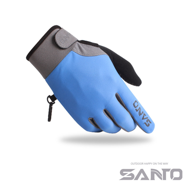 Gants de cyclisme mixte SANTO - Ref 2240416 Image 1