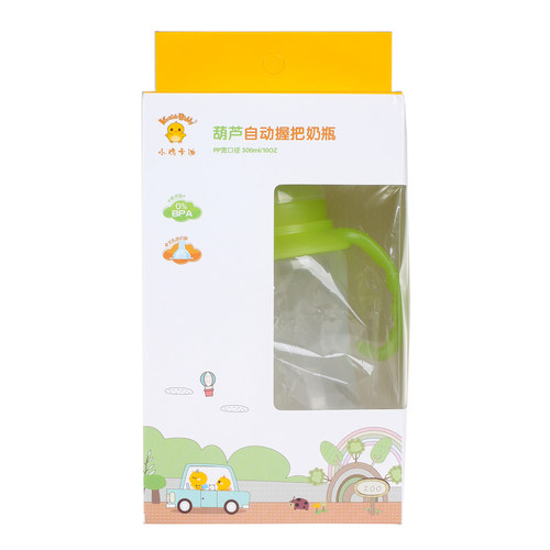葫芦宽口径带吸管300ml奶瓶