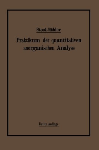 【预订】Praktikum Der Quantitativen Anorgani...