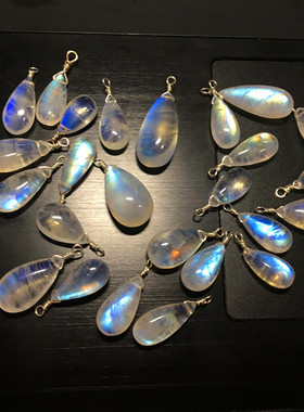 玻璃体月光石水滴吊坠特价