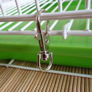 鹦鹉防逃神器鸟笼门夹锁扣防鸟鸟开门逃跑大小笼通用狗扣