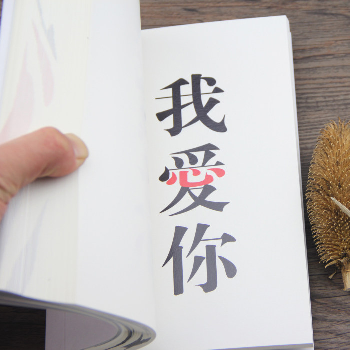 我爱你手翻书翻页动画书ilove you520告白书 送给男女朋友 小山mv