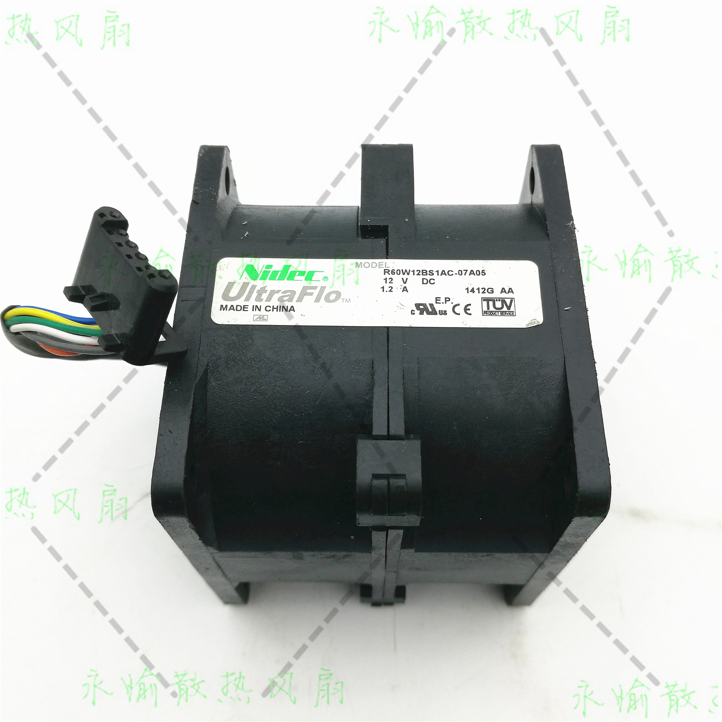原装Nidec R60W12BS1AC-07A05 12V 1.2A 6CM 6056 双电机散热风扇