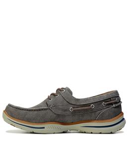 Skechers 58137 套腳厚底舒適輕便透氣正品 斯凱奇男帆布鞋