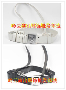 儿童黑猫警长专用斜跨腰带幼儿制服装鼓手服装迷彩服腰带配饰领带