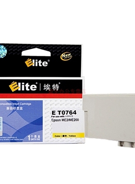 埃特（Elite） E T0764 黄色墨盒 (适用爱普生 ME2/ME200)