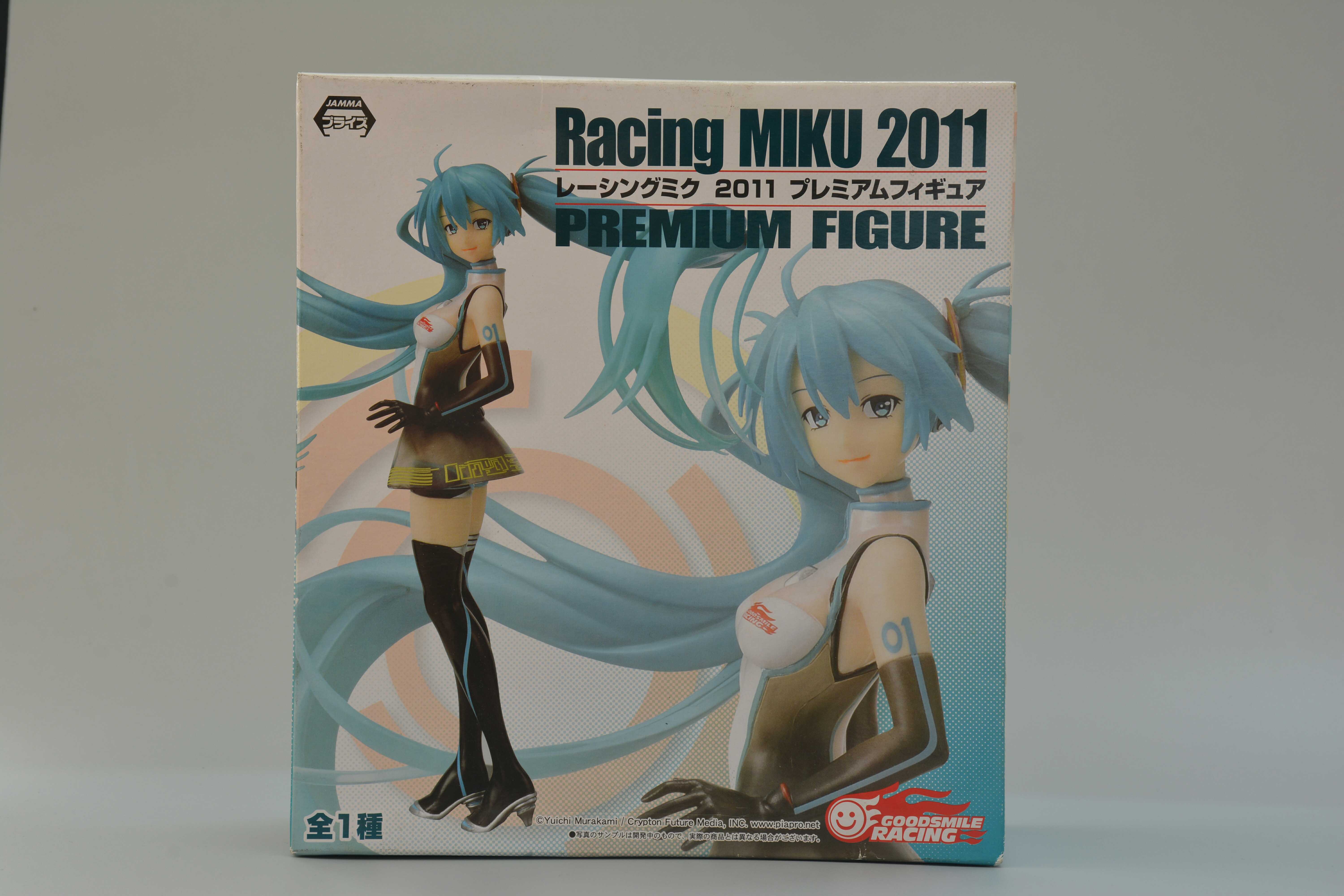 sega世嘉 2011赛车初音初音未来 赛车服手办景品 miku赛车女郎