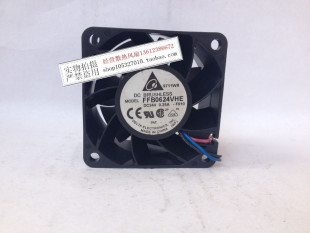 3线 变频器工控机风扇 FFB0624VHE 台达 24V 6CM R00 0.25A 6038