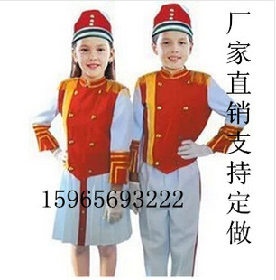 幼儿园升旗手服装儿童仪仗队服管乐队服少先队鼓手服鼓号队服装