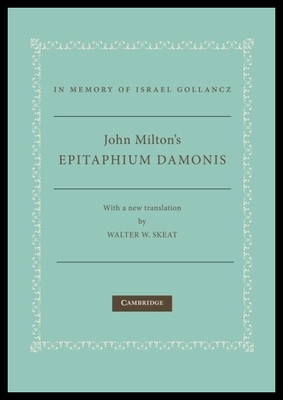 【预售】John Milton's Epitaphium Damonis