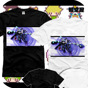 数码宝贝机械暴龙兽 铠甲巴多拉兽DXW版数码兽合体战争衣服T恤