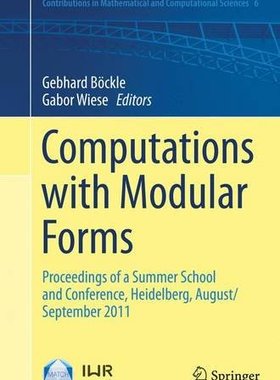【预订】Computations with Modular Forms: Pro...