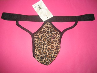 欣姿性感男士 豹纹丁字G14 内裤