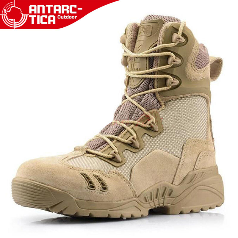 Bottes militaires pour homme ANTARCTICA en cuir - porter - Ref 1396827 Image 1