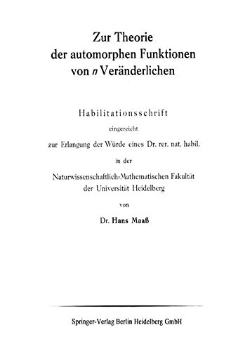 【预订】Zur Theorie Der Automorphen Funktion...
