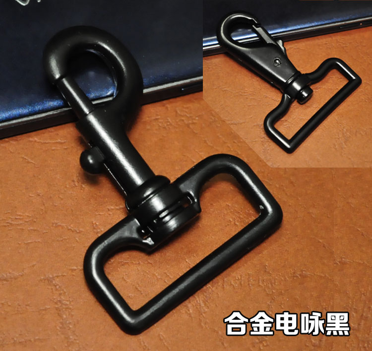 3.8cm黑色钩扣合金diyDIY材料