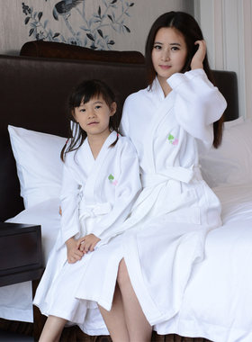 五星酒店全棉浴衣男女睡袍浴袍