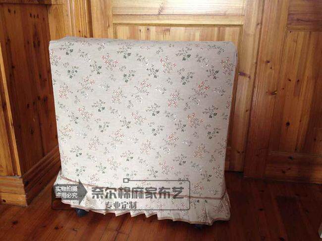 油汀罩取暖器布艺套烤火防尘套电暖气片罩子暖气片防尘防熏黑罩子