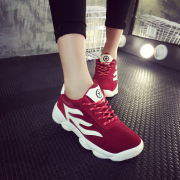 2015 Korean autumn winter new cake heavy bottom strap casual shoes shoes shoes shoes Forrest shoes