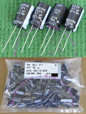 ROE (EKA) 200V 47uF 电容 全新 原装 长脚 12.7x21 100只售价