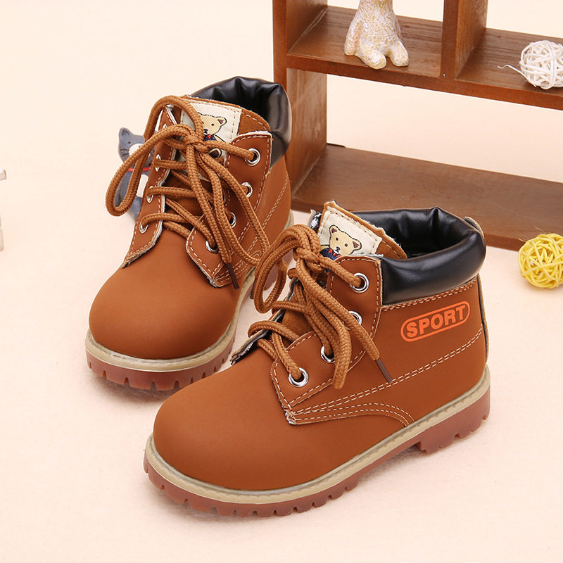 2019新款儿童雪地靴女秋冬季童鞋女童短靴单靴男童马丁靴宝宝皮靴在类目 童鞋/婴儿鞋/亲子鞋, 靴子/雪地靴中 - 来自Buy2taobao.com提供专业的淘宝代购服务