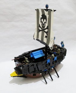LEGO乐高MOC 日本铁甲船安宅船