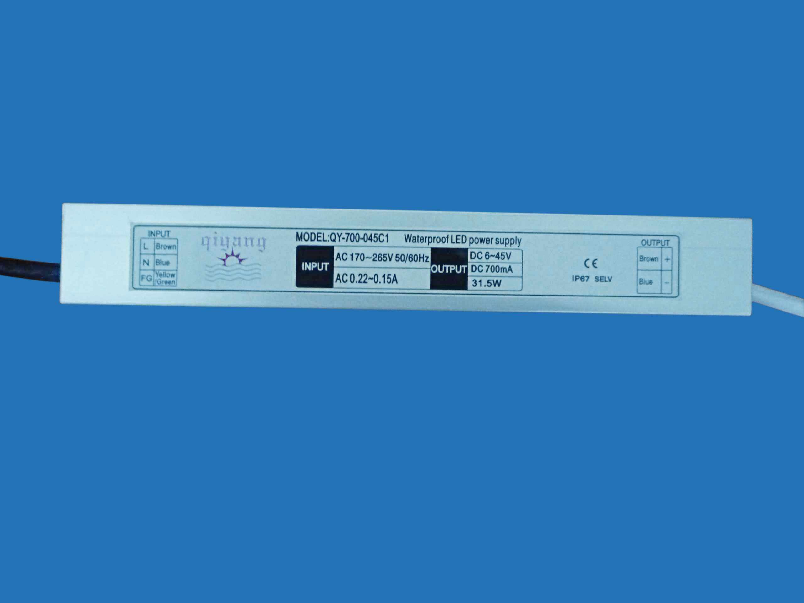 700mA恒流电源/DC12-20V5颗3W驱动14W5串2并LED驱动电源