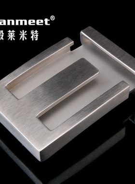 不锈钢扣头平滑扣扣头金色银色板扣扣头皮带扣配件3.8CM