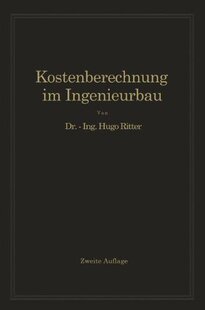 【预订】Kostenberechnung Im Ingenieurbau